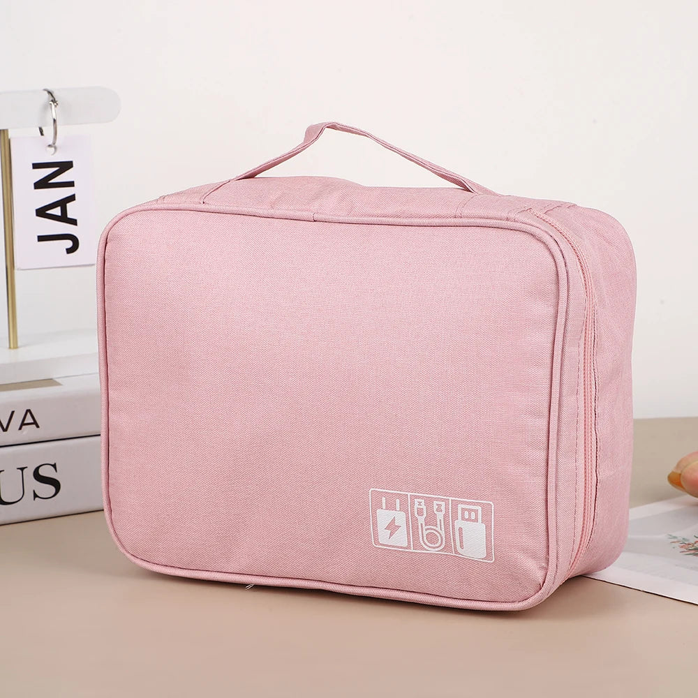 Cable Storage Bag Portable Data Cable Headphone Organizer Bag Waterproof Digital Electronic Organizer USB Data Line Charger Bag