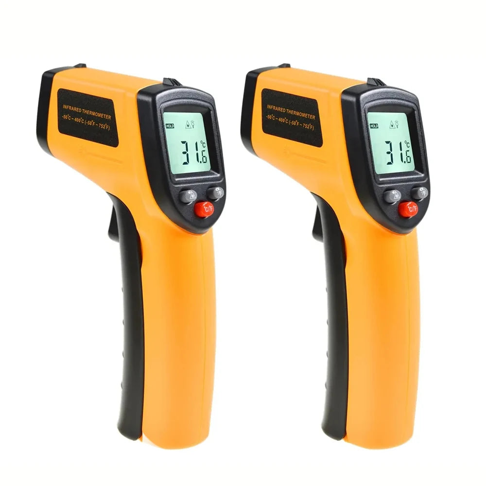 GM320 Infrared Thermometer Digital Pyrometer Non-Contact Laser -50~400 ℃ IR Laser Temp Meter Industrial Pyrometer Point Gun 40%