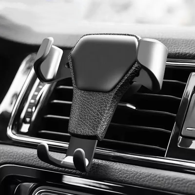 Car Phone Holder Air Vent Clip Mount Gravity Mobile Cell Stand Smartphone GPS Support in Car Bracket For iPhone Samsung Xiaomi