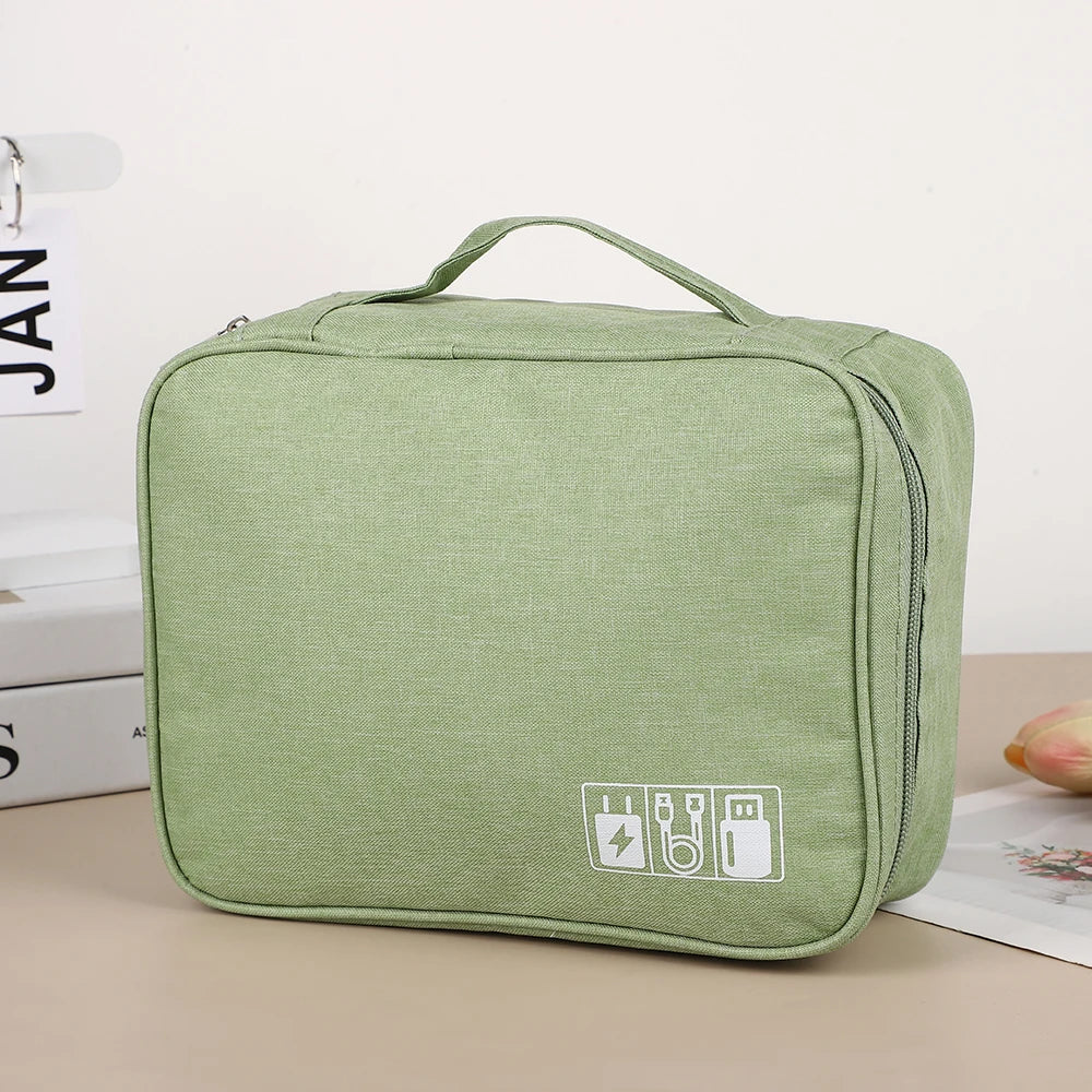 Cable Storage Bag Portable Data Cable Headphone Organizer Bag Waterproof Digital Electronic Organizer USB Data Line Charger Bag