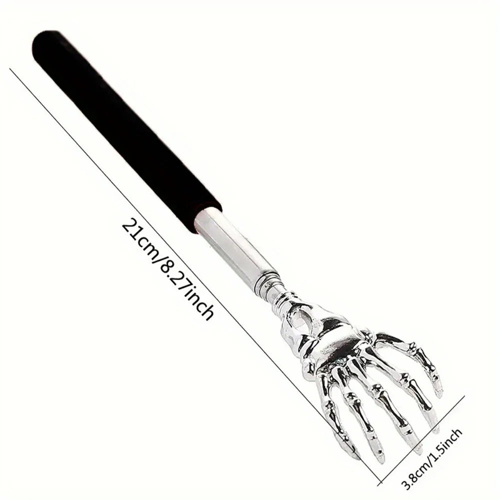Telescopic Back Massager Back Scratcher Stainless Steel Itching Massager Devices Extendable Telescoping Itch Stick Health Care