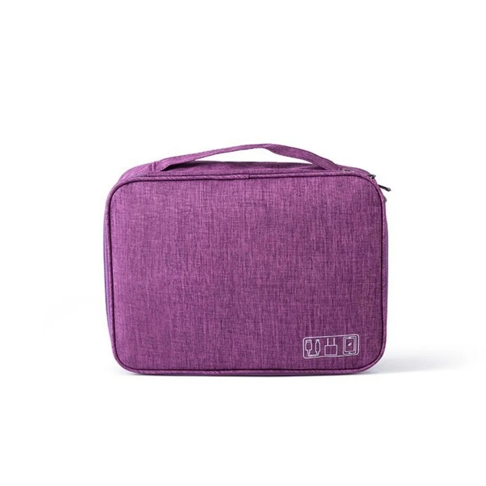 Cable Storage Bag Portable Data Cable Headphone Organizer Bag Waterproof Digital Electronic Organizer USB Data Line Charger Bag