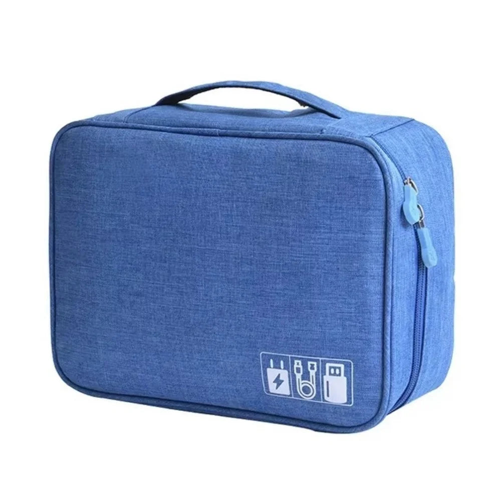 Cable Storage Bag Portable Data Cable Headphone Organizer Bag Waterproof Digital Electronic Organizer USB Data Line Charger Bag